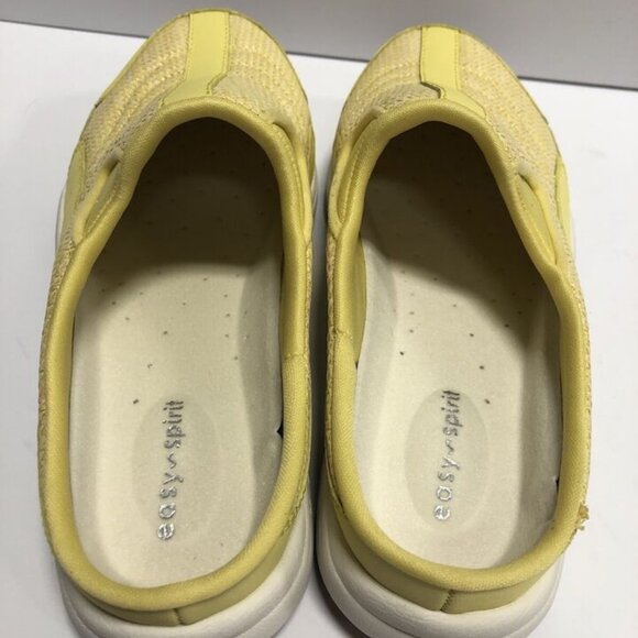 Easy Spirit Women’s TravelTime, Yellow Slip-On Mules, Size 6.5 WW. - Picture 4 of 6